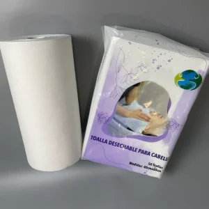 Colombia Market Hot Selling PP Cellulose Disposable Hair Drying Towel Disposable Hair Salon Towels