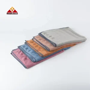 Color Coded 5Pcs Microfiber Car Towel Set Labeled Separate Use for Glass Paint Wheel Interior Auto Detailing Cloth Kit