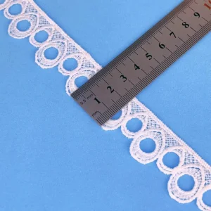 Color Custom 100% Polyester Lace Sewing Trim Accessories for Clothing Home Textile Decoration Lace Trim