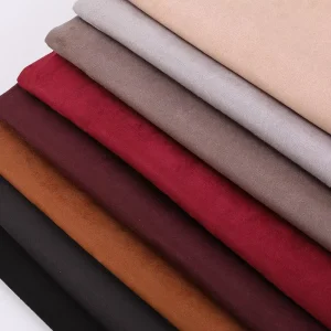 Color In stock Organic Waterproof Flame Retardant Breathable Blackout Stretch Twill Peach Skin Fabric Polyester Woven Home