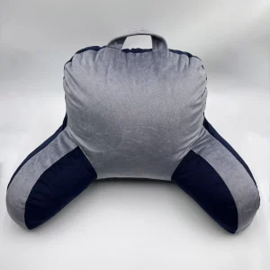 Color Matching Reading Pillow Adult Backrest Cushion Back Support for Sitting up in Bed With Arms