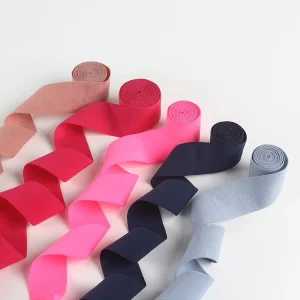 Color Twill Belt Fold Over Elastic Webbing 1 Inch Fold Elastic Nylon Twill Tape Bias Binding Tape