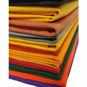 Colorful 100% Polyester Fiber Needle Punched Non woven Felt for Handbag