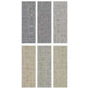 Colorful 100%PP Cushioned Non Slip Carpet Tiles Stain Resistant & Antimicrobial for Hotel Car Home & Commercial Use