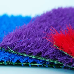 Colorful Artificial Grass Beautiful Grass Carpet Red green Blue purple rainbow Artificial Grass Turf