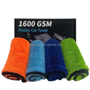 Colorful Bulk Pack Black Gray Gold Performance Clean Car Towel Microfiber Wash Drying Cloth