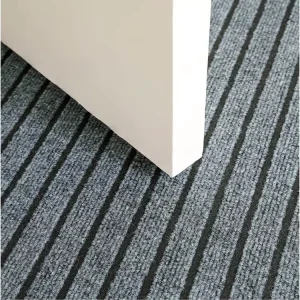 Colorful Door Mats Anti Slip Indoor Outdoor Seven Stripe Rib Floor Mat Roll Shape Washable for Home Hallway Outdoor Carpet