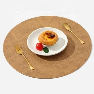 Colorful Elegant Home Decor Faux Leather Placemats Double Sided PU Leather Dinner Table Placemat