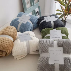Colorful Pattern Thick Fleece Blankets Throws Custom Fleece Warm Throw Blanket