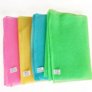 Colorful Personalized Cleaning Towels Korean Scrub Towel Washcloth Long Design Towels for Body Exfoliation
