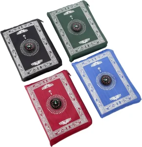 Colorful Printed Woven Soft Cushioned Washable Anti Slip Memory Foam Antimicrobial Pet Friendly Reversible Prayer Mat Islamic