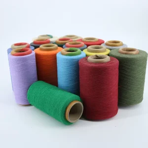Colorful Recycled OE Cotton Polyester Yarn Sustainable & High Tenacity Competitive Price for Knitting & Weaving