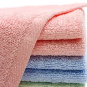 Colorful Soft Natural Bamboo Fiber Newborn Washcloths Baby Face Wash Cloth Bamboo Towels