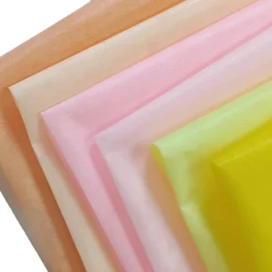Colorful Tear Resistant Embossed PET Fabric Anti pill Polypropylene Spun bonded Nonwoven Embossed Fabric for Flower Wrapping