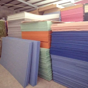 Colorful Thickness 1mm-5mm Multi Material Breathable Waterproof Anti Static Needle Punched Nonwoven Fabric Felt