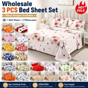 Colorful Twin Flat Sheets king Size Cotton Soft Bedding Sheet Set Dubai Bedsheet Yiwu Textile Bedsheets