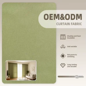 Colorstex Curtain Fabric ODM&OEM Tight Weave Durable Premium Blackout Smooth 100% Polyester Classy for Living Room