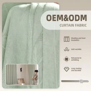 ColosTex OEM ODM High Quality Roll Textiles 100% Polyester Blackout Curtain Fabric By The Roll