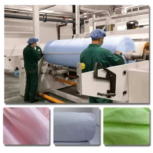 Colourful Spunlace Nonwoven Fabric Custom Microfiber Breathable Organic Plain Cross Lightweight Skin Care Facial Mask