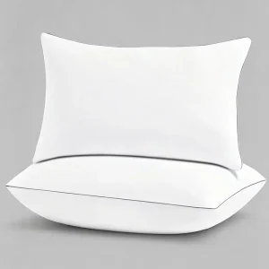 Comfort Cotton Pillow Case Envelope Closure Easy Wash Durable Bed Pillow Cover for Family