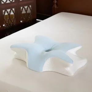 Comfort Orthopedic High Density Ventilated Restful Sleep Memory Foam Cervical Bed Pillow for Side Sleepers
