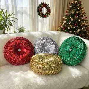 Comfort Seat Cushion Pumpkin Shape Christmas Throw Pillows Festive Home Decor Sofa Waist Cushion