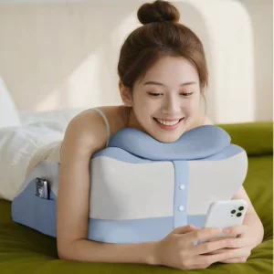Comfort Wedge Pillow Couple Pillow Sweet Spot Body Pillow Memory Foam Multiposition Prone Pillow with Removable Protective Cover
