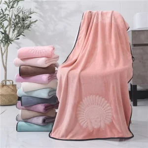Comfortable 400gsm Microfiber Fast Dry Hair Towel Shower Head Wrap