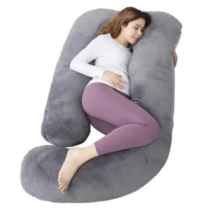 Comfortable Functional Pregnant Women Nursery U Shape Full Body Support Therapy Sleep Pillow Removable Cover OEKO TEX