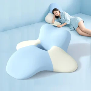 Comfortable Memory Cotton Air permeable Bed Reading Pillow for Cell Phone Entertainment Customizable Logo Graphic Design