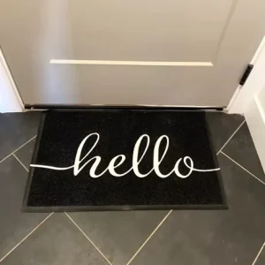 Comfortable Pvc Soft Custom logo Door Mat for Outdoor