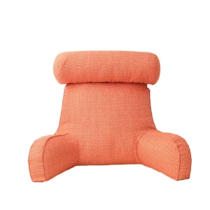 Comfortable Reading Pillow With Armrest Sofa Detachable Neck Pillow Washable Back Support Cushion for Bed Sofa Chair