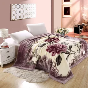 Comfortable Super Warm Soft Mink Luxury Gift Raschel Blanket for Winter