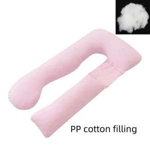 Comfortable U Shaped Back Support Full Body Maternity Pillow for Women Soft Massage Feature OEKO TEX Certified Polyester Cotton
