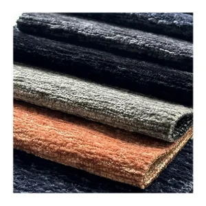 Comfortable Woven Heavyweight Yarn Dyed Chenille Sofa Upholstery Fabric for Home Textiles Furniture Abrasion-Resistant