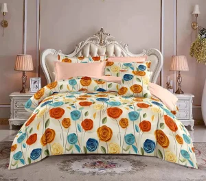 Comforter Sets Bedding Luxury Bed Sheet Set 6 Pcs King Size Comforter Sets for Winter Cotton Duvet Set 6 Piece