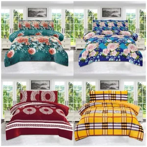Comforter Sets Queen Bedding 3 Piece Luxury Down Alternative Bed in a Bag Soft Fluffy Oversized California King Comforter