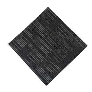 Commercial 50x50cm PP Interlocking Floor Squares Rug Washable Floral Jacquard Home Office Hotel Carpet Tiles Removable Carpet