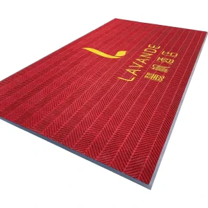 Commercial Anti Slip Custom Printed Welcome Logo Door Mat Modern Washable Outdoor Floor Mat with Classic Custom Design