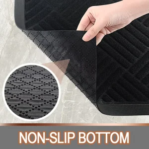 Commercial Anti-slip High Absorbent Entryway Carpet Cushioned Rubber Doormat for Home Hotel Washable Door Mats for Outdoor Use