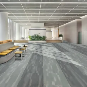 Commercial Carpet Blocks Loop Pile Soundproof Heavy Duty Flooring for Industrial Park Office Building Custom