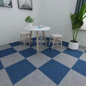 Commercial Carpet Floor Tiles Heavy Duty Carpet Squares with PVC Backing Carpet Floor Tiles Peel Stick Non Slip Moisture