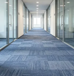 Commercial Carpet Tile 50×50 Non woven Backing Solution Dyed Nylon Stain Resistant Heavy Duty Business Center Floor