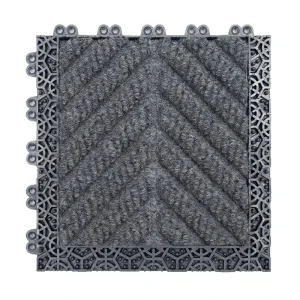 Commercial Entrance Anti Slip Waterproof PVC Rug Pads Protectors Wear Resistant Outdoor Hollow Foot Mat Loop Bathroom Workshop