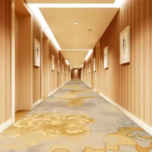 Commercial FF&E Contractor Wall to Wall Nylon Carpet Fire Resistant Sound Absorb Free Sample Custom Drawing Hotel Use