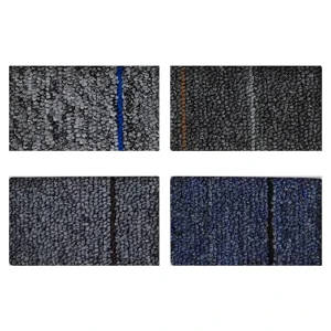 Commercial Grade B1 Fire Retardant Eco Friendly Recycled Fiber Anti Slip Modern Tufted Carpet Tile for Hotel Lobby Prayer Home