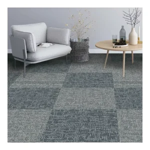 Commercial Home Office Thin Nylon Carpet Tiles 50×50 Square Tufted Machine Made Solution Dyed Bfl s1 Stain Resistant