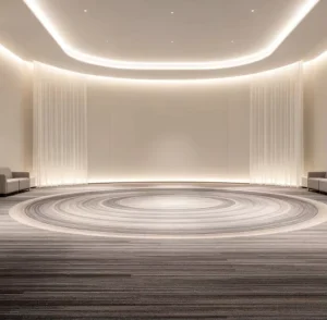 Commercial Jacquard Wall to Wall Carpet 4m Action Back Nylon Durable Anti Slip Wholesaler Hotel Ballroom Public Lobby Zone