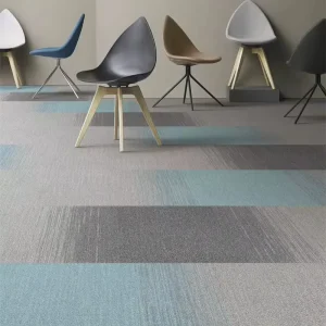 Commercial Luxury Carpet Tiles 3.0/4.0/5.5mm Pile Height Puzzle Carpet Tiles for Office