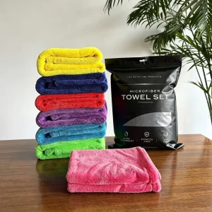 Commercial Microfiber Twisted Loop Car Drying Towel Absorbent No Lint No Scratch Auto Detailing Towel for Car Wash Beauty Shop